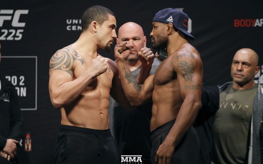 UFC 225: Роберт Уиттакер победил Йоэля Ромеро в тяжелейшем бою