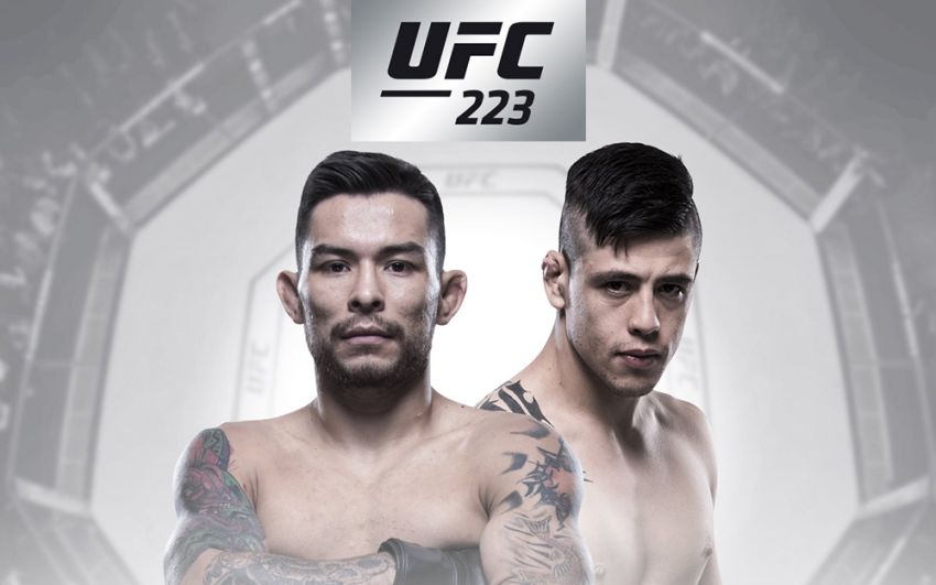 Поединок Рэй Борг - Брэндон Морено на UFC 223 отменен из-за инцидента в Barclays Center