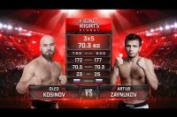 Видео боя Олег Косинов - Артур Зайнуков Fight Nights Global 92