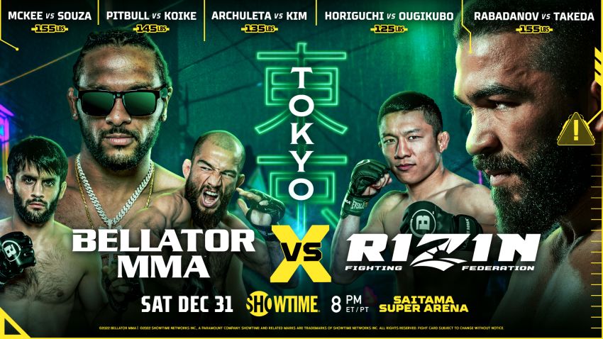 Прямая трансляция Bellator vs Rizin