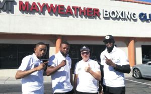 Илунга Макабу в Mayweather Boxing Club