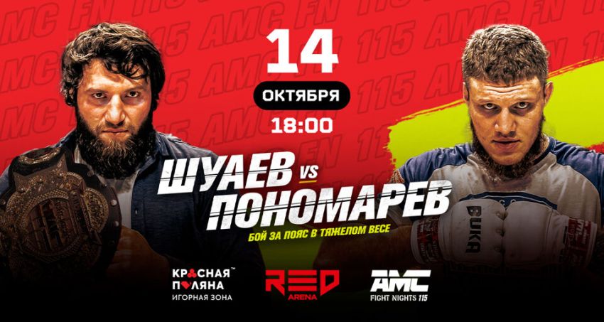 Прямая трансляция AMC Fight Nights 115