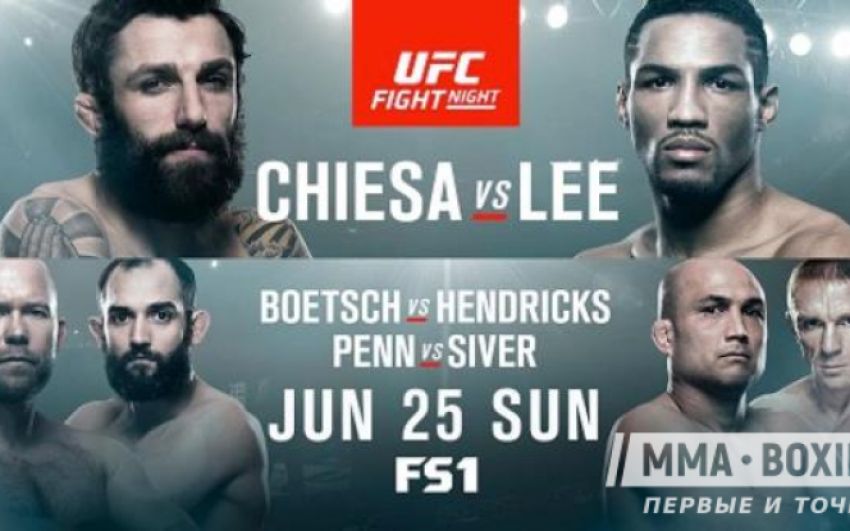 Результаты турнира UFC Fight Night 112