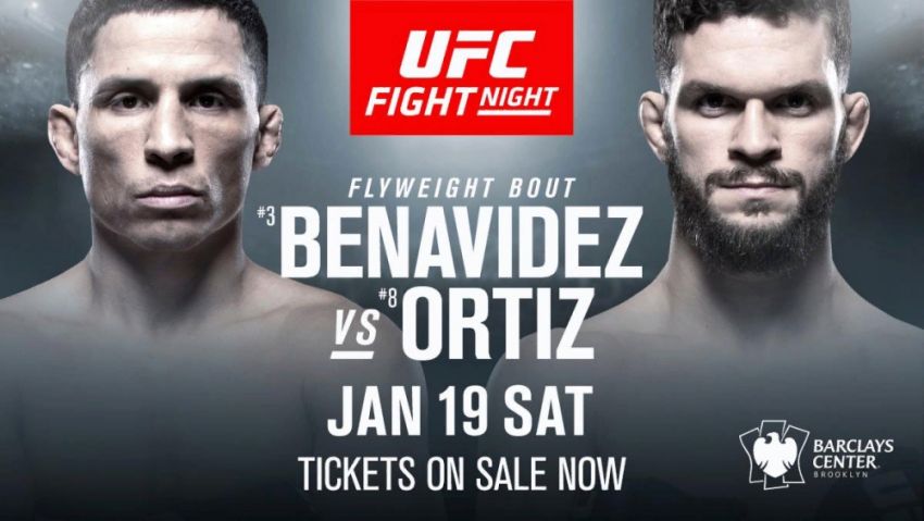 Поединок Джозеф Бенавидес - Дастин Ортиз официально утвержден на UFC on ESPN+ 1 
