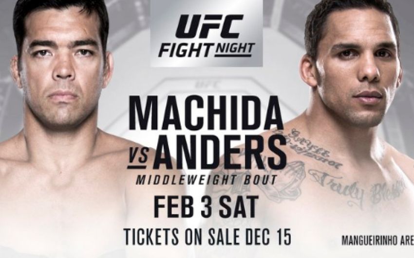 Бой Лиото Мачида - Эрик Андерс станет главным событием турнира UFC Fight Night в Белеме