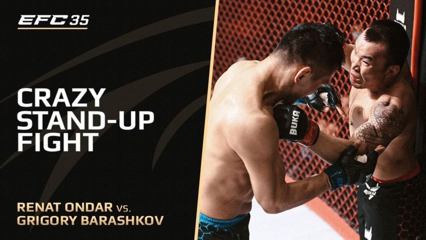 Видео боя Ренат Ондар – Григорий Барашков EFC 35