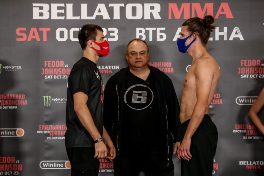 Видео боя Усман Нурмагомедов - Патрик Пиетила Bellator 269