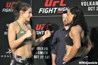 Видео боя Сара Морас - Талита Бернардо UFC Fight Night 138