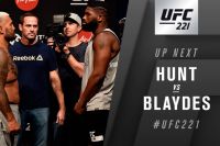 Видео боя Марк Хант - Кертис Блейдс UFC 221