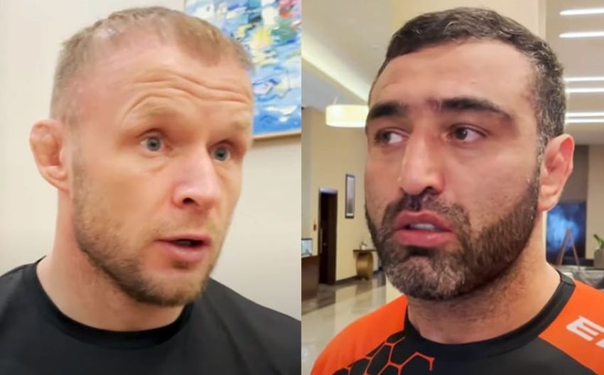 Александр Шлеменко толкнул Артура Гусейнова на битве взглядов: видео
