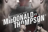 Онлайн трансляция UFC Fight Night 89 МакДональд - Томпсон