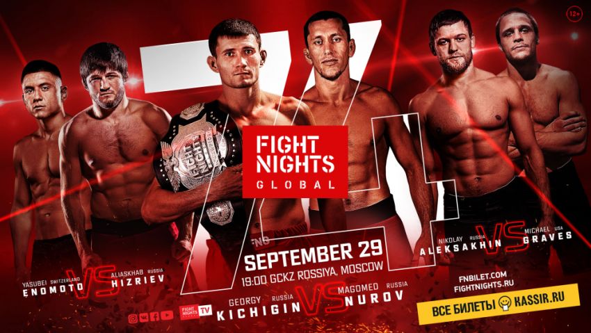 Прямая трансляция FIGHT NIGHTS GLOBAL 74