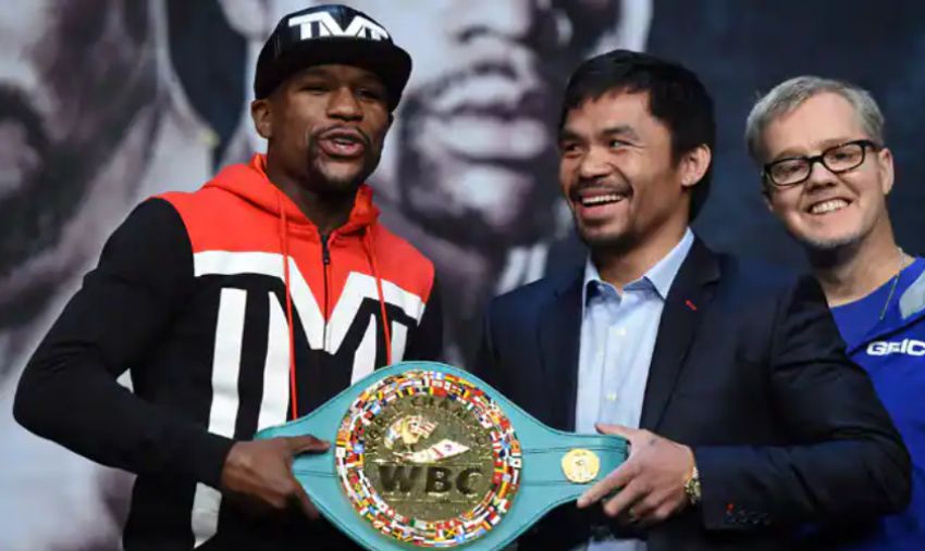 Boxing news: Manny Pacquiao's trainer has questioned Floyd Mayweather's record