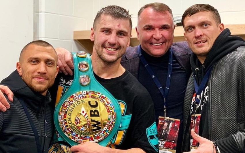 Василий Ломаченко поздравил Гвоздика: "Добро пожаловать в Клуб Чемпионов!"