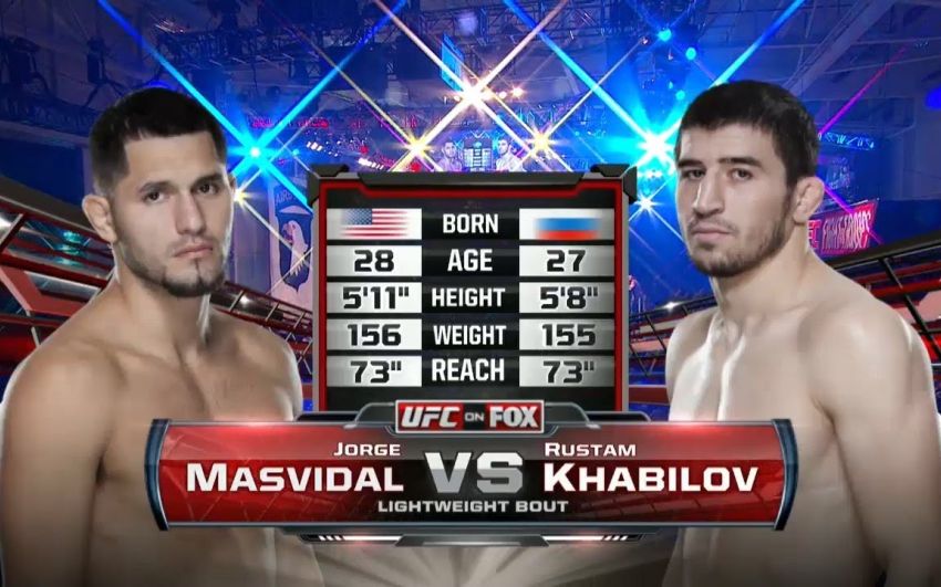 Видео боя Рустам Хабилов – Хорхе Масвидаль UFC Fight Night 31