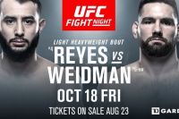 РП ММА №42 (UFC ON ESPN 6): 19 октября