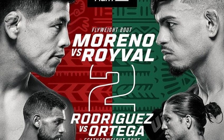 Ставки на UFC Fight Night 237: Коэффициенты на турнир Брэндон Морено – Брэндон Ройвал 2