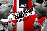 Файткард турнира UFC Fight Night 160: Джек Херманссон - Джаред Каннонье