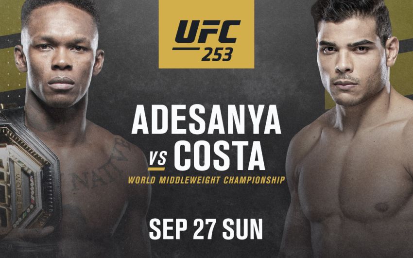 Исраэль Адесанья - Пауло Коста. Прогноз на главный бой UFC 253