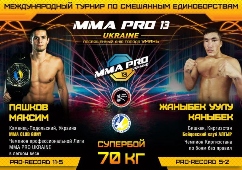 Прямая трансляция MMA Pro Ukraine 13