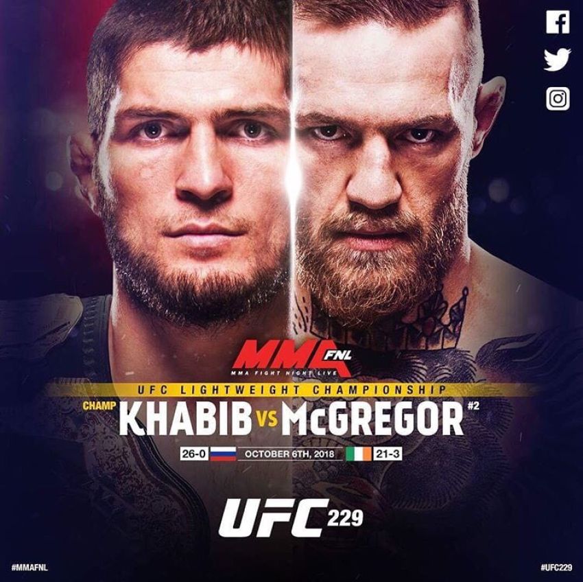 СЛУХ: Хабиб Нурмагомедов против Конора Макгрегора на UFC 229