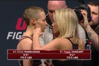 Видео взвешивания UFC Fight Night 80: Росс Намаюнас vs Пейдж Ванзант