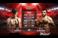 Видео боя Дэз Паркер - Айгун Ахмедов Fight Nights Global 66