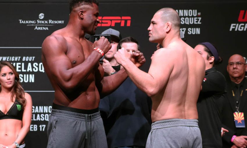 Результаты турнира UFC on ESPN 1: Кейн Веласкес - Фрэнсис Нганну