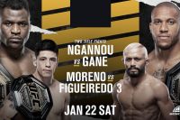 Ставки на UFC 270: Коэффициенты букмекеров на турнир Фрэнсис Нганну - Сирил Ган, Брэндон Морено - Дейвисон Фигейреду 3