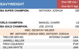 WBA добавила третий чемпионский титул — WBA Gold
