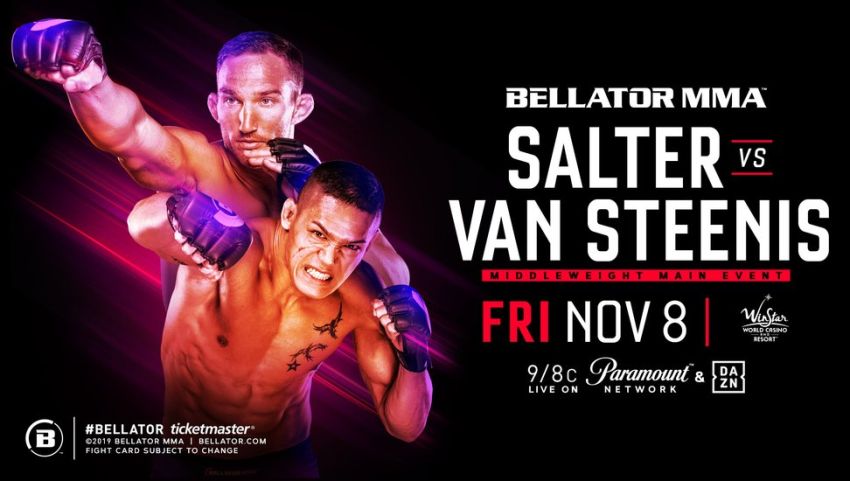 Файткард турнира Bellator 233: Джон Солтер - Костелло ван Стинис