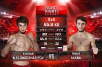 Видео боя Хасан Магомедшарипов - Тимур Акаба Fight Nights Global-GFC