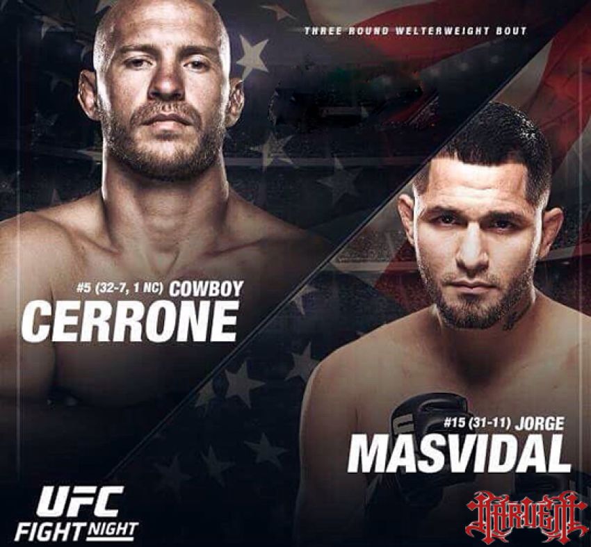 Видео боя Дональд Серроне - Хорхе Масвидаль UFC on Fox 23