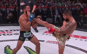 Серхио Петтис уверенно отстоял титул в бою с Патрисио Фрейре на Bellator 297
