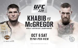 Официально: Хабиб Нурмагомедов против Конора Макгрегора 6 октября на UFC 229