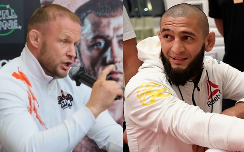 Александр Шлеменко - о действиях Чимаева: "Зачем было писать "порвем" Хабибу? Это же заслуженный на Кавказе человек"