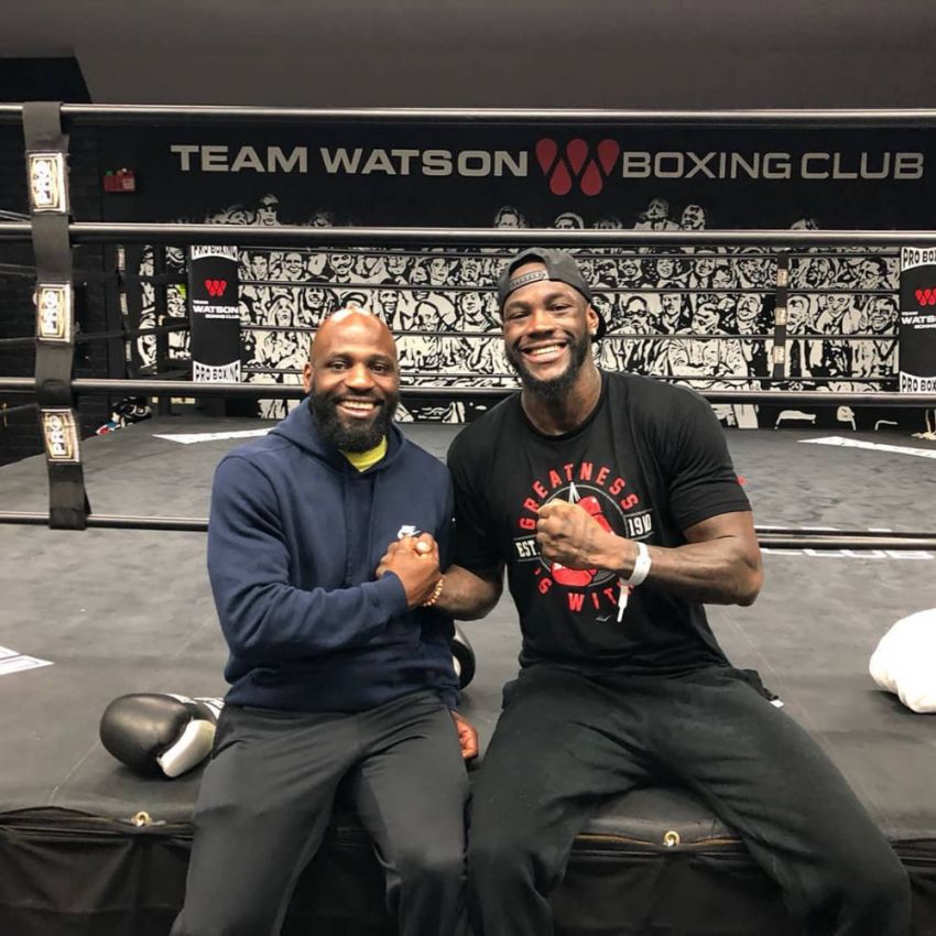 Фото и видео: Деонтей Уайлдер продолжает подготовку к Луису Ортису в Team Watson Boxing Club