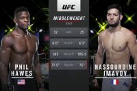 Видео боя Фил Хоус - Нассурдин Имавов UFC Fight Night 185