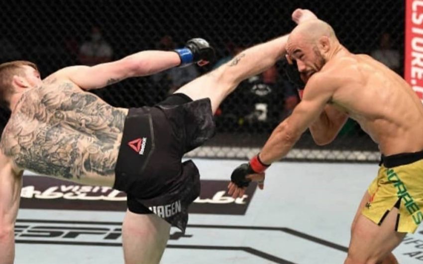 Кори Сандхаген финишировал Марлона Мораеса на UFC on ESPN+ 37
