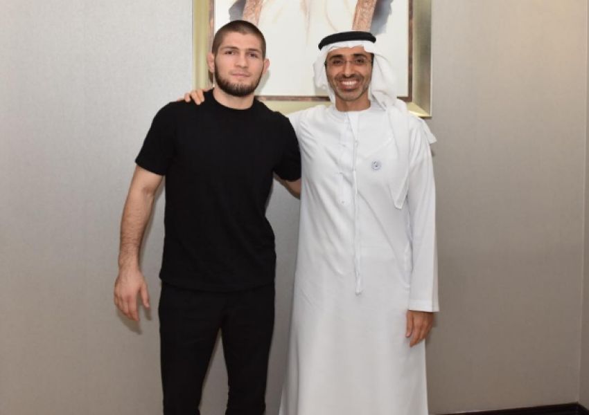 В ходе визита в ОАЭ Хабиб Нурмагомедов встретился с шейхом 