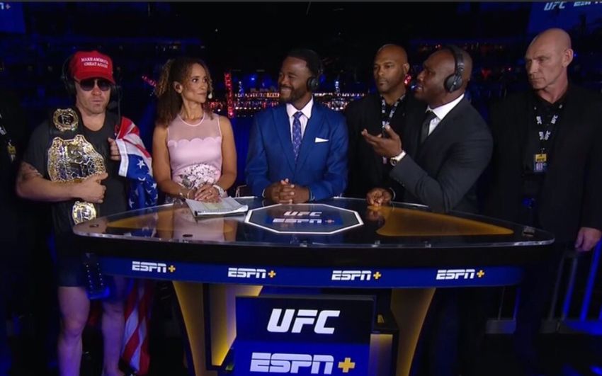 Перепалка Колби Ковингтона и Камару Усмана в студии ESPN