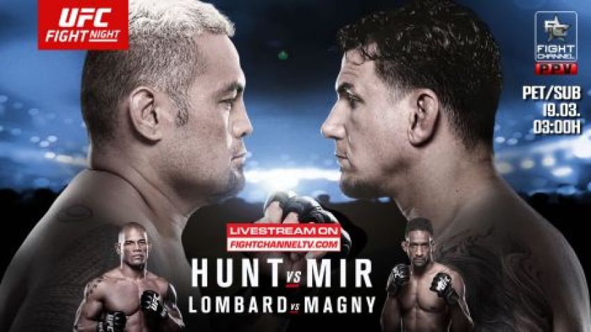 Прямая трансляция UFC Fight Night 85 Марк Хант vs Фрэнк Мир