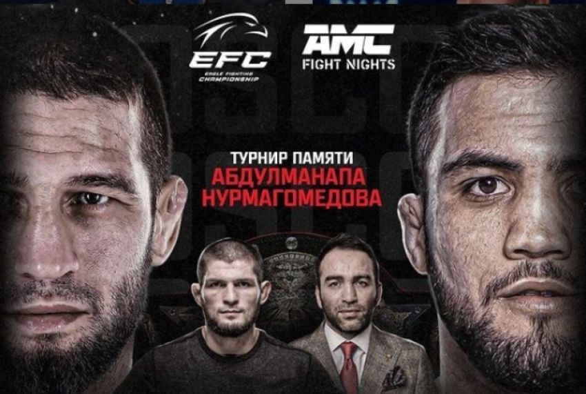 Видео боя Шейх-Ахмат Токаев – Шахзод Абдурахмонов EFC 41