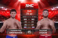 Видео боя Гаджимурад Амиржанов - Василий Зубков AMC Fight Nights 99