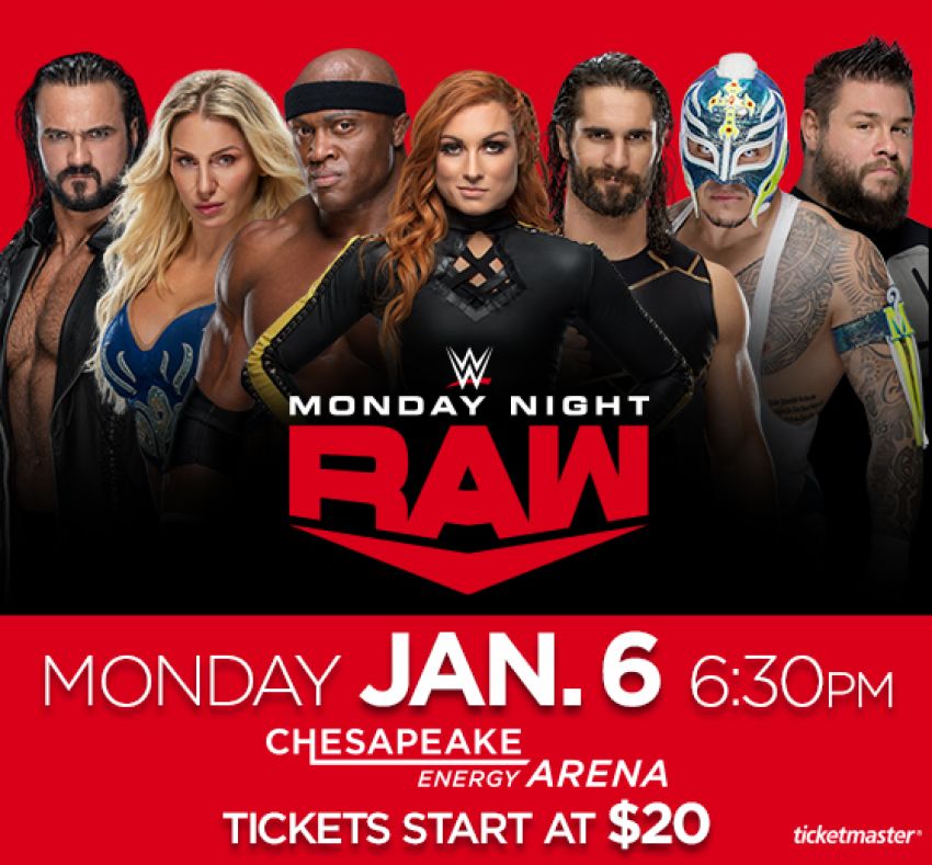 Прямая трансляция WWE Monday Night Raw Андраде Рэй Мистерио