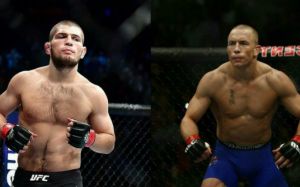 Джордж Сент-Пьер сомневается, что подерется с Хабибом: "В UFC наверняка не хотят, чтобы я покорил легкий вес"
