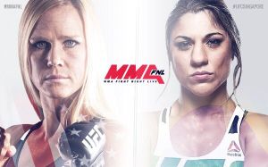 Холли Холм - Бет Коррейя на турнира UFC Singapore 17 июня