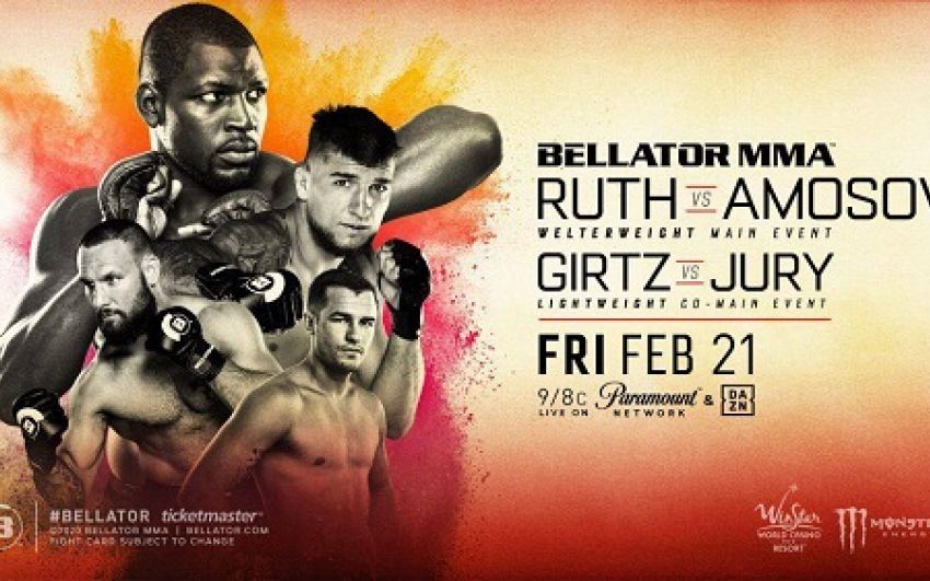 Файткард турнира Bellator 239: Эд Рут - Ярослав Амосов