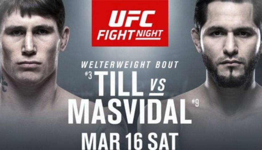 Прямая трансляция UFC Fight Night 147: Даррен Тилл - Хорхе Масвидаль