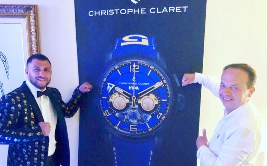 Василий Ломаченко презентовал уникальную модель часов от Christophe Claret